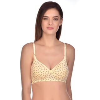 Lambency India Yellow T-shirt Bra