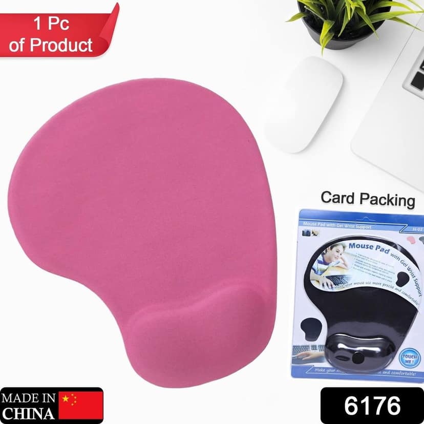 Comfortable Silicone Mouse Pad with Jel Mouse Pad For All type Multiuse Mouse Pad ( Mix Color ) view 2