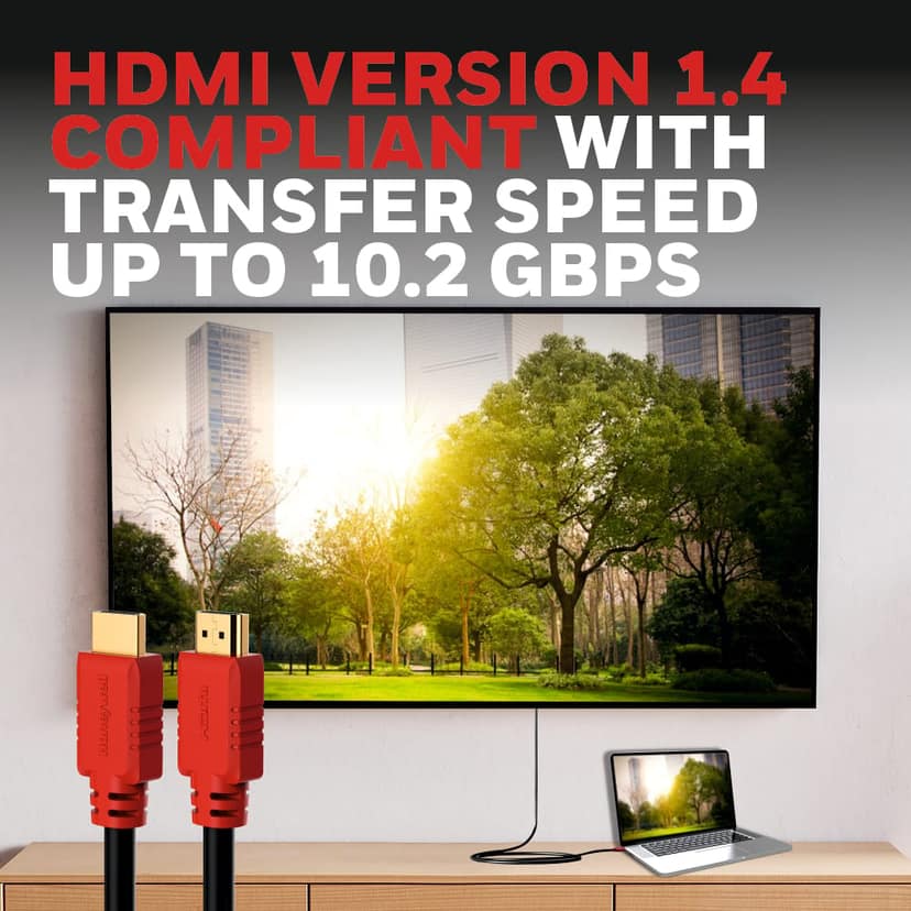 Honeywell High-Speed HDMI V1.4 Cable With Ethernet- 3 Meters view 2
