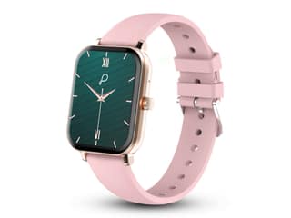 Pebble Viva 1.75 True HD Display, Bluetooth Calling, Female Health Monitoring, Voice Assistant, DIY Watch Faces, Full Touch, Step Tracker Smart Watch - Pink