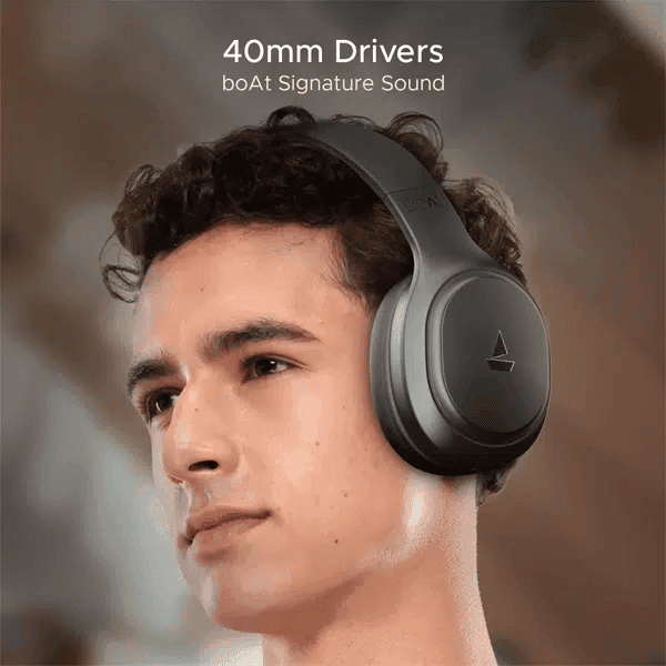 boAt Rockerz 430 Wireless Headphones with Voice Assistant view 2