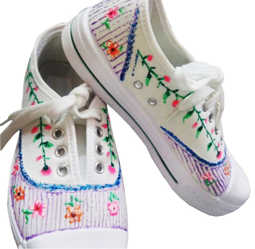 VHO INDIA 07 PURPEL BAR SHOES view 2