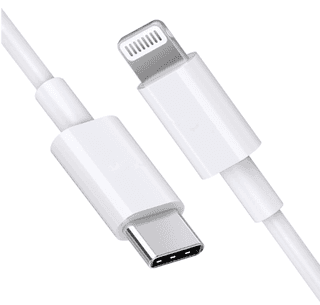 USB Type C to Lightning Data Charging Cable 30w (Compatible with iPhone 14 ,1meter , White, One Cable, Lightning To USB Type C)