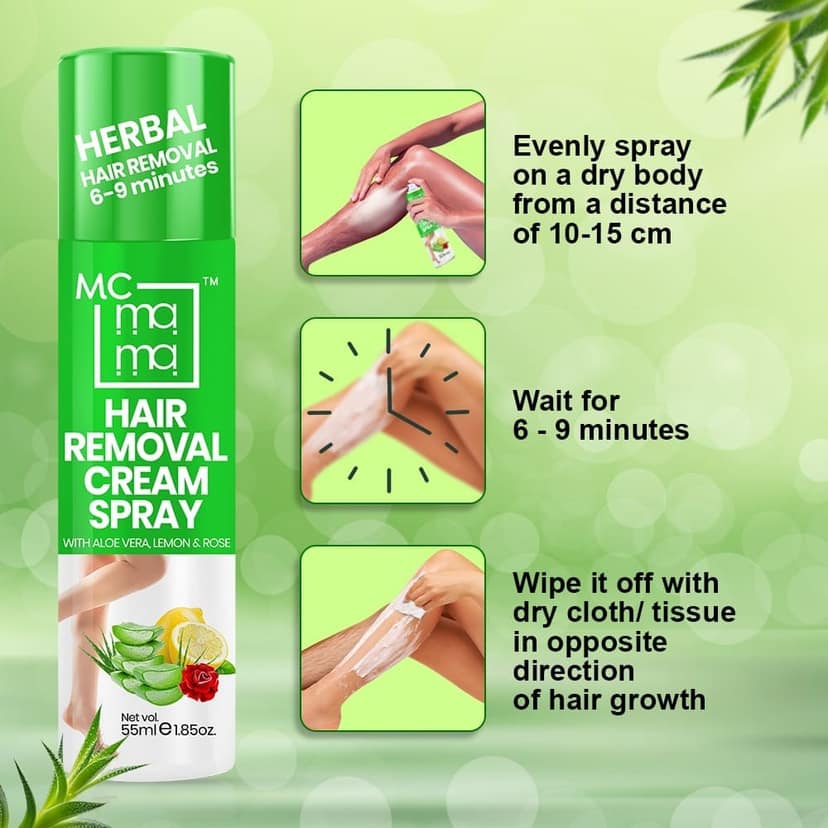 Mc Mama Hair Removal Cream Spray 55ml view 2