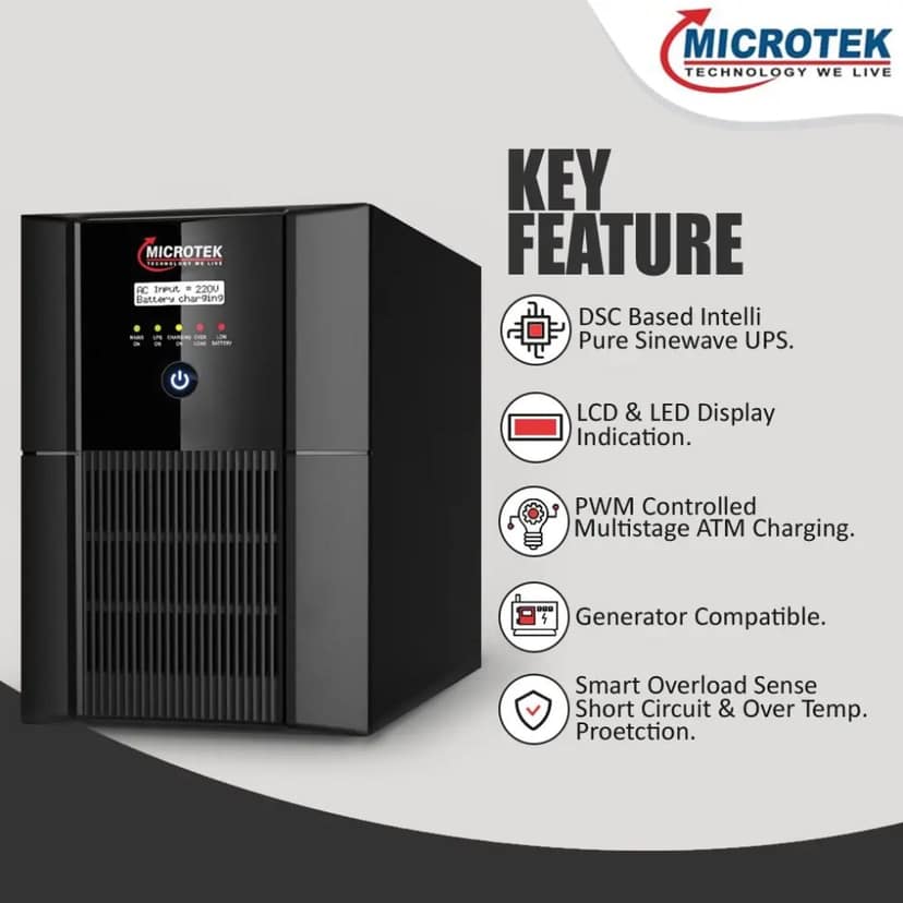 Microtek Jm Sw 3750 Plus 36V Ups view 2