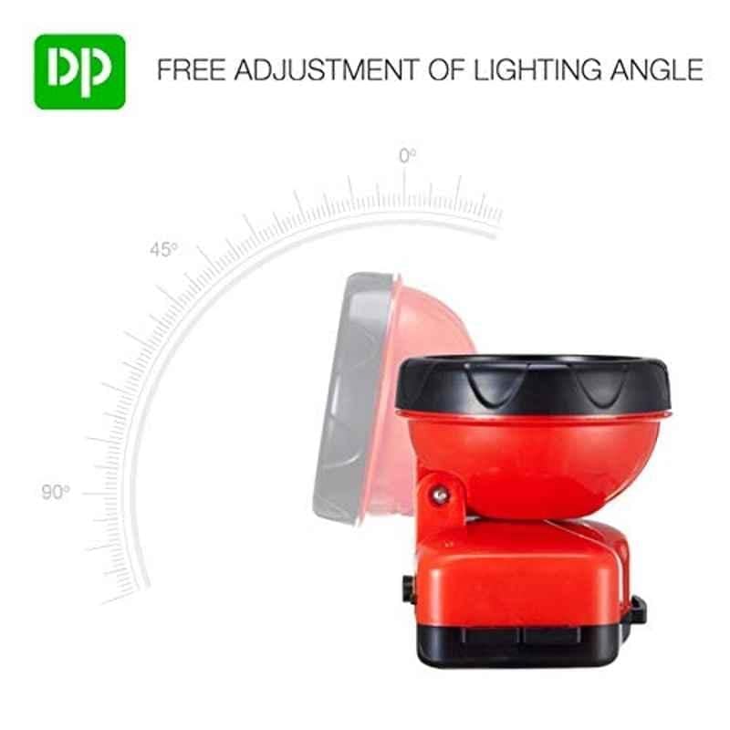 DP 30W Plastic Red Rechargeable LED Headlamp, 744C view 2