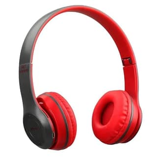 Wireless Bluetooth Headphones P-47 with Mic, Deep Bass, Foldable On Ear Headset for Mobile, Laptop, Gaming & Calls
