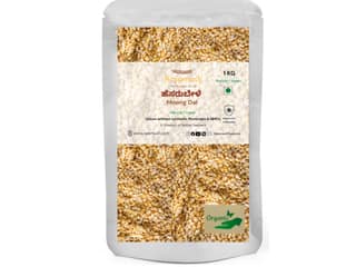 Rajamudi Organics Organic Moong Dal - 1 Kilogram