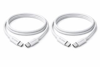 Tarendra 120W 10A USB Type-C to Type-C Fast Charging Cable (Pack of 2, 1M Each) | PD Fast Charge | TPE Durable | Compatible with OnePlus, Realme, Xiaomi, Samsung, iQOO, Oppo, Vivo