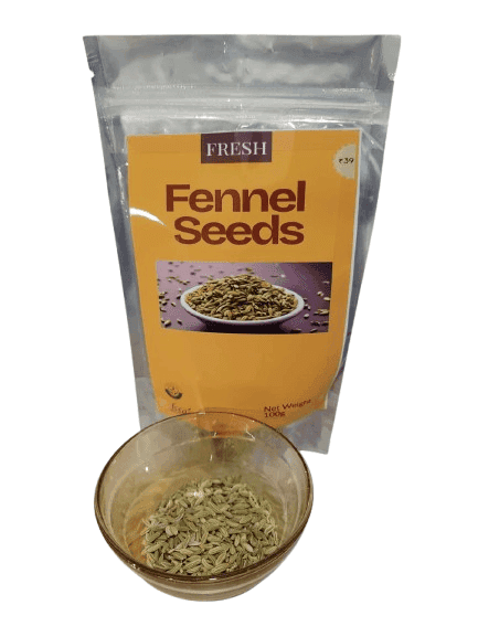 FRESH Fennel Seeds (Saunf) 100g - Aromatic Whole Spice for Cooking & Digestion view 2