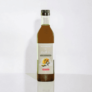 Wood Pressed Mustard Oil | 100% Pure | Kachi Ghani | Unrefined | Chemical-Free