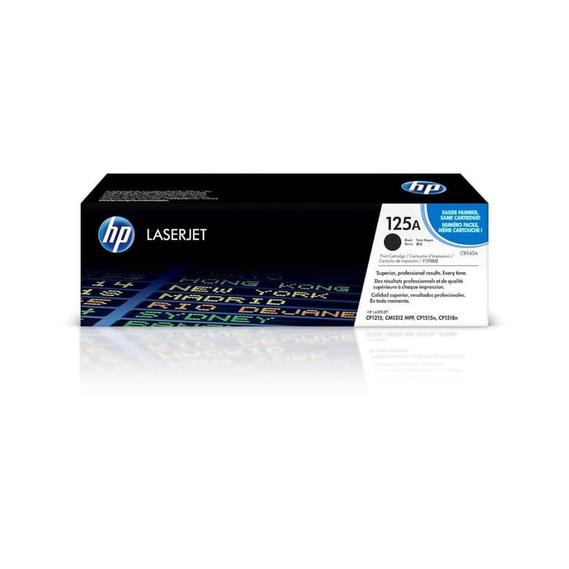 HP 125A Black Original LaserJet Toner Cartridge (CB540A) view 2