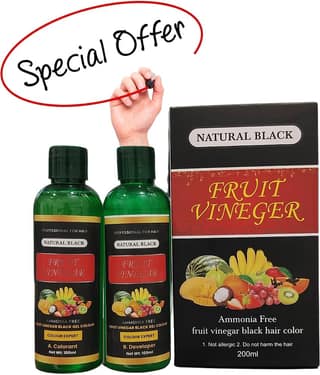 mabilia Ammonia Free Temporary Hair Color 200 mL Black