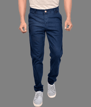 DWIDEN Slim Fit Basic Men's Jeans - Navy Blue ( Pack of 1 )