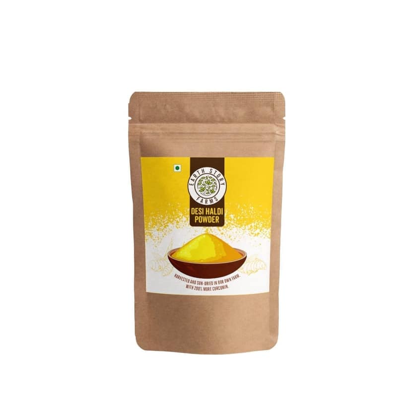Desi Haldi | Turmeric Powder | 100% pure | 4.5% curcumin view 2