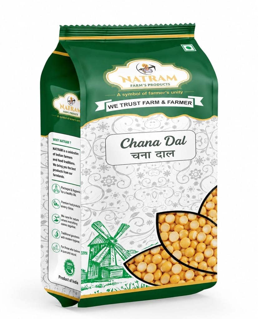 Chana Dal, Split Bengal Gram, Bengal Gram Dal, Boot Dal, Kadale Bele 500gm view 2
