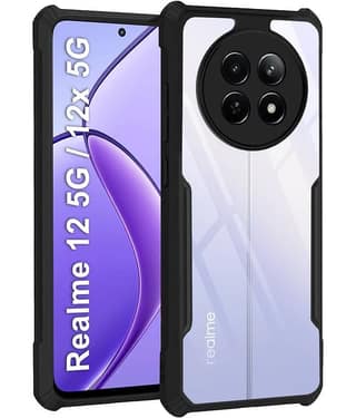 ZAMN Shock Proof Case Compatible For Polycarbonate Realme 12x 5g ( )