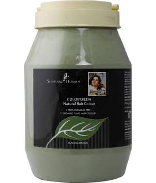 Shahnaz Husain Temporary Hair Color Black BLACKISH BROWN 1 kg