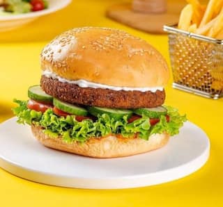 Supreme double veggie burger