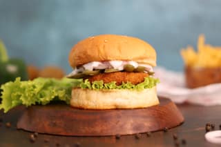 Mexican fried chicken burger