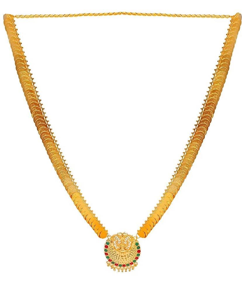 SHANKH-KRIVA - Golden Mangalsutra ( Pack of 1 )