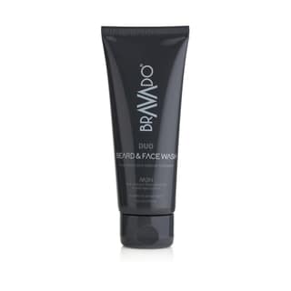 BRAVADO Duo Beard, Mustache & Face Wash for Men | Deep Cleansing & Hydrating | Reduces Dark Spots & Wrinkles | Removes Oil and Impurities | Beard Wash, Face Cleanser, Moisturizing | All Skin - 100ml