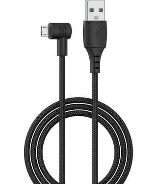 Portronics Black 3A Micro USB Cable 1.2 Meter