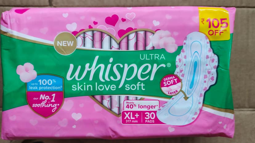 Whisper ultra skin love soft XL 317mm 30 pads