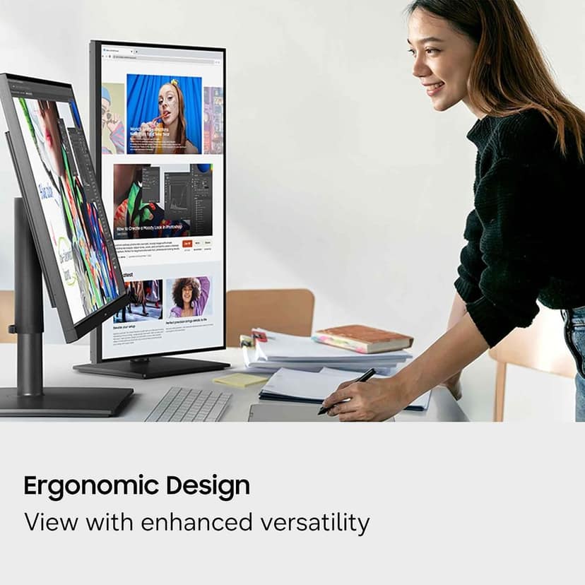 Samsung 27" ViewFinity S8 (S80UH) High-Resolution Monitor view 2