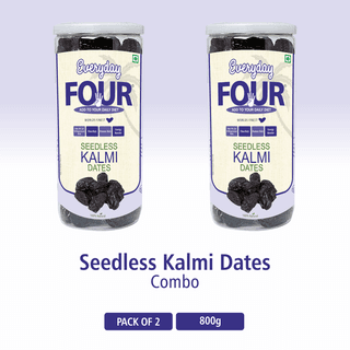 Everyday Four 800g Seedless Kalmi (Safawi) Dates (400g*2)