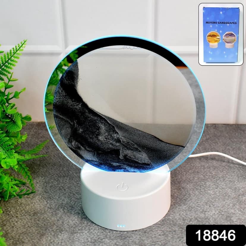 3D Liquid motion Display With LED Light (1 Pc) view 2