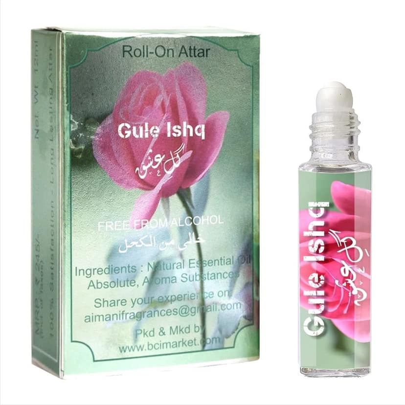 Aimani Gul E Ishq Long Lasting Attar Perfume for her | Gule Laila Attar view 2