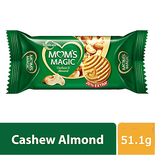 Sunfeast Mom's Magic - Rich Cashew & Almond Cookies, 51.1 g