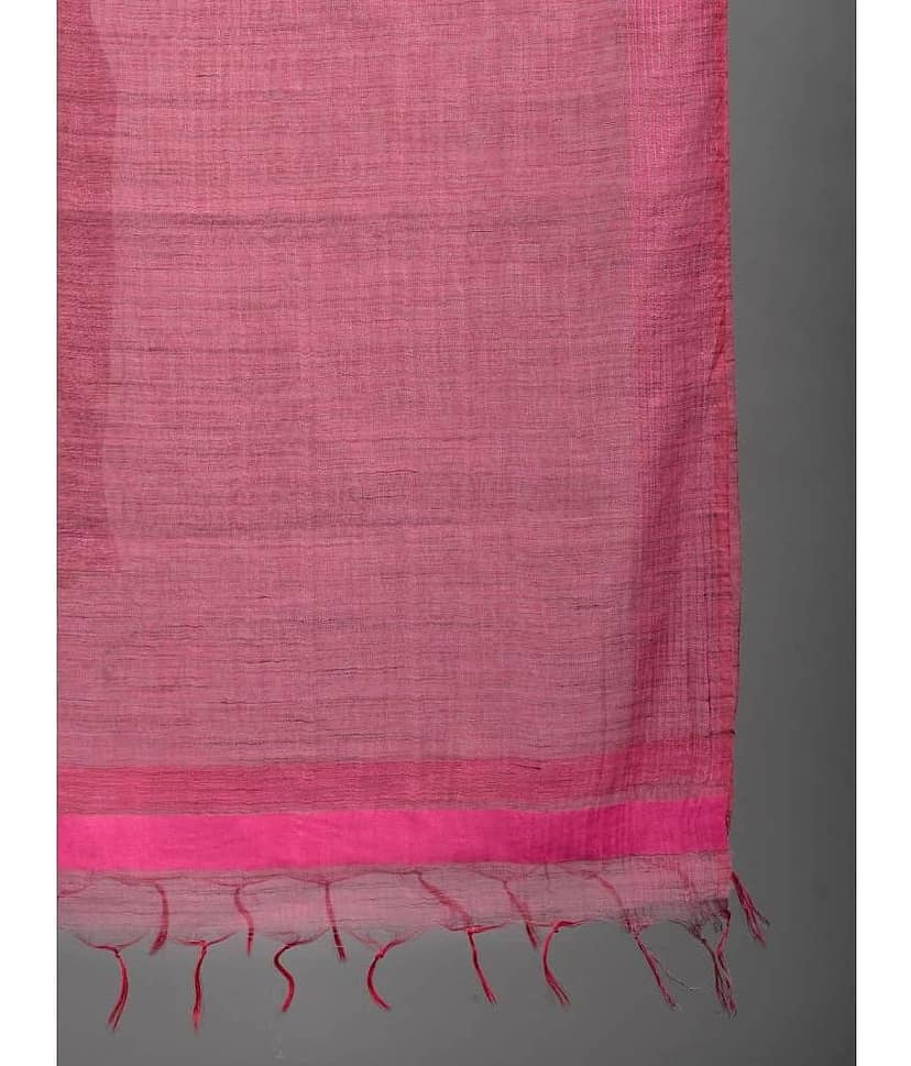 Apratim Pink Cotton Women's Dupatta - ( Pack of 1 ) view 2