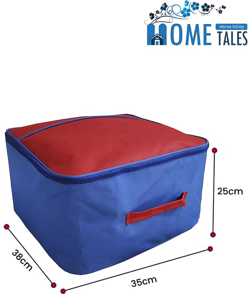 Nylon Multi-Purpose Storage Bag/Cloth Storage Organiser,Multicolor ( Pack of 2) view 2