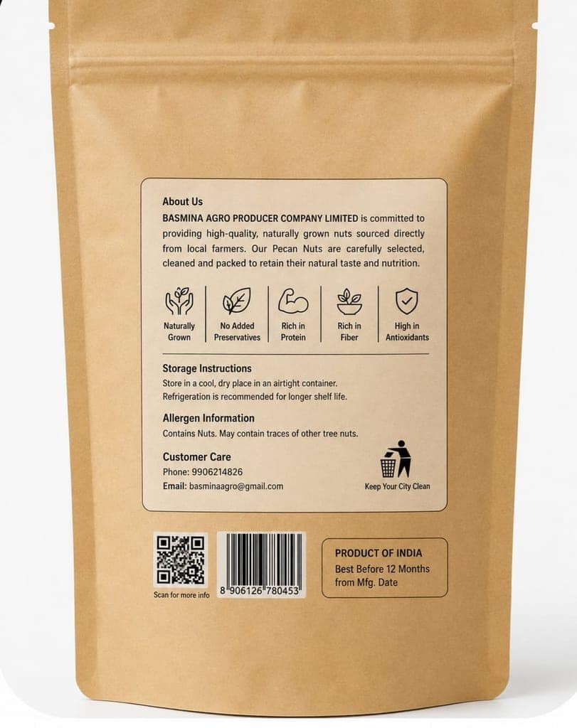 Basmina Premium Whole Pecanuts (1kg+1 kg) view 2