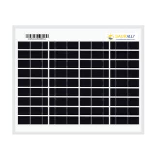 10W, 12V Saurally Solar Panel MONO PERC