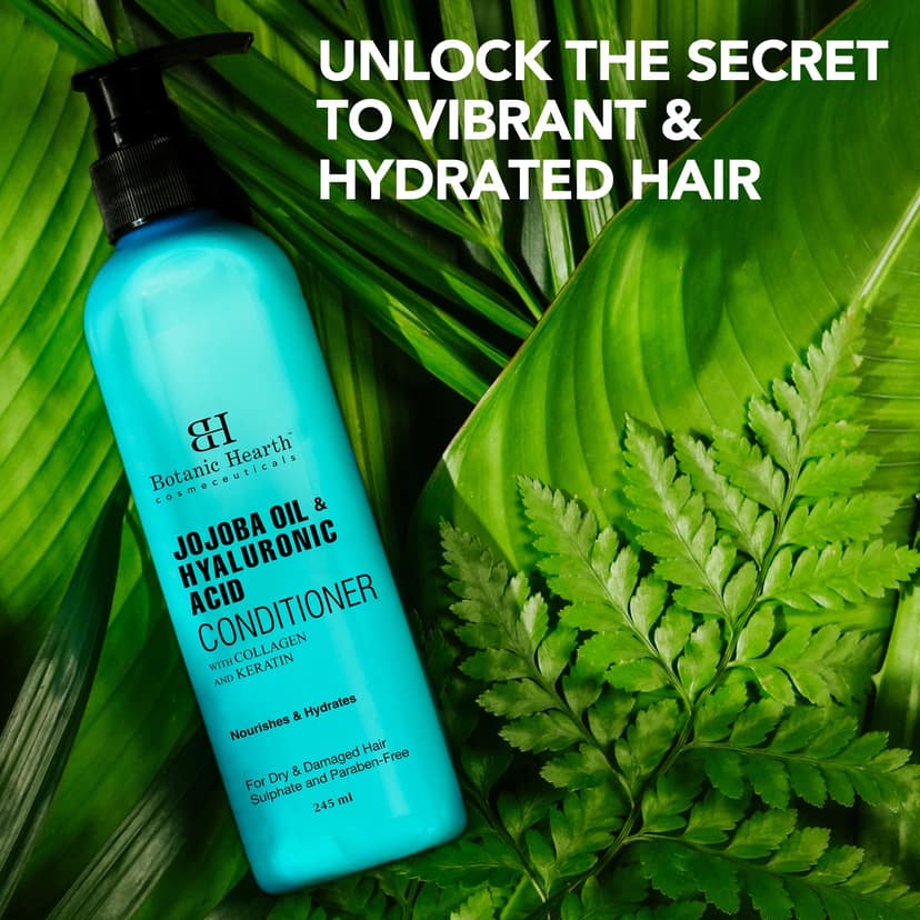 Jojoba Oil & Hyaluronic Acid Conditioner, 245ml view 2