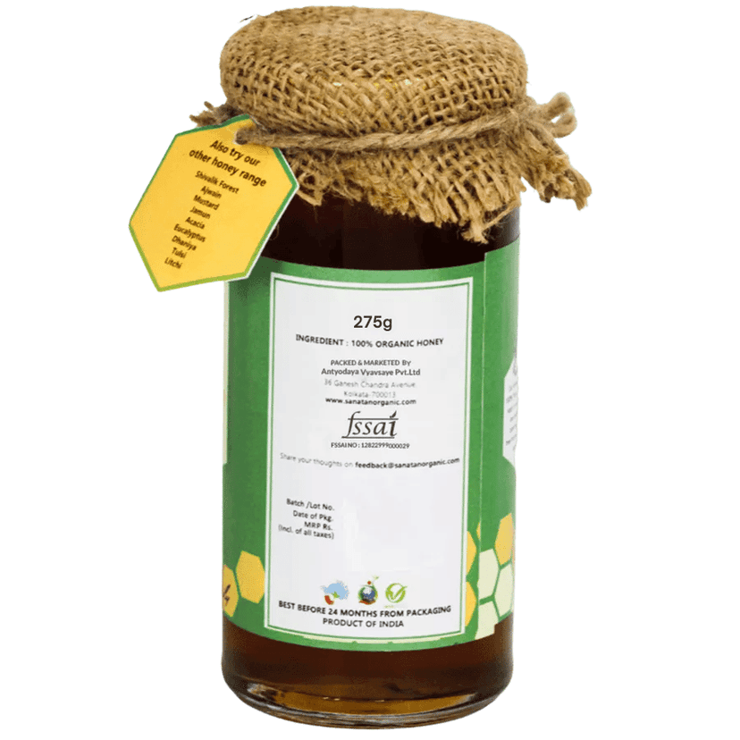 Sanatan Organic Multiflora Jim Corbett Honey- 275 gms view 2