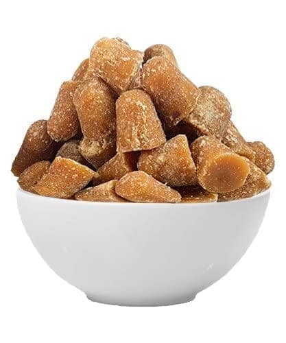 Amno Pure Natural Sugarcane Jaggery With Fennel Seeds 10G Cube | Bheli, Bellam, Sarkkara, Gud, Gur, Cholestrol Free, 100% Natural - 900G Pet Jar view 2