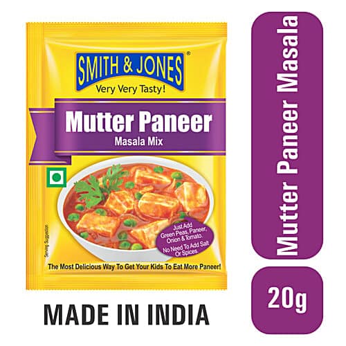 SMITH & JONES MUTTER PANEER MASALA 20G