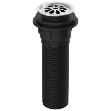 AC-82 Brass With Nylon 6" Inch Height Full Thread Waste Coupling