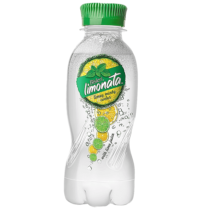 Bisleri Limonata - Limey Minty Cooler With Lime Juice, Refreshing, Ready To Serve Fruit-Based Beverage, 160 ml