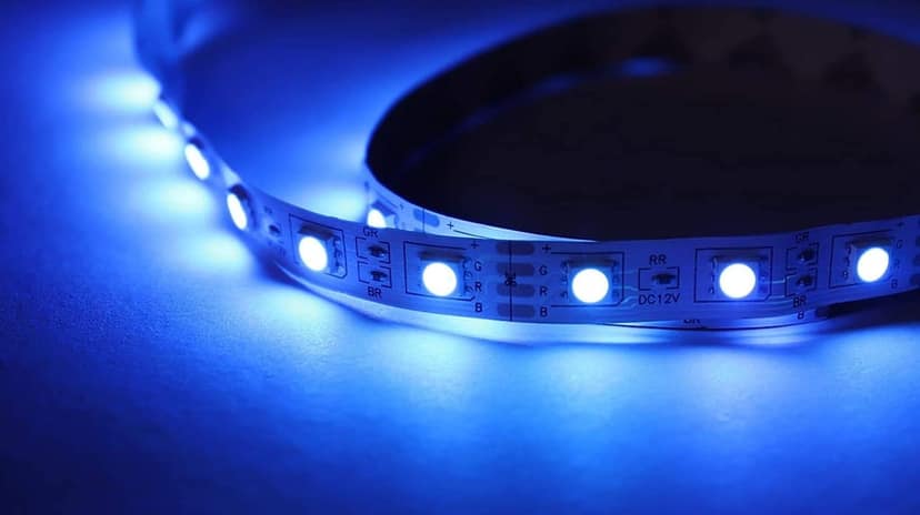 DAYBETTER� 4 Meter 2835 Cove Non Waterproof LED Strip Fall Ceiling Light for Diwali,Chritmas Decoration with Adaptor/Driver (Blue,60 Led/Meter) | NW-C-8 view 2