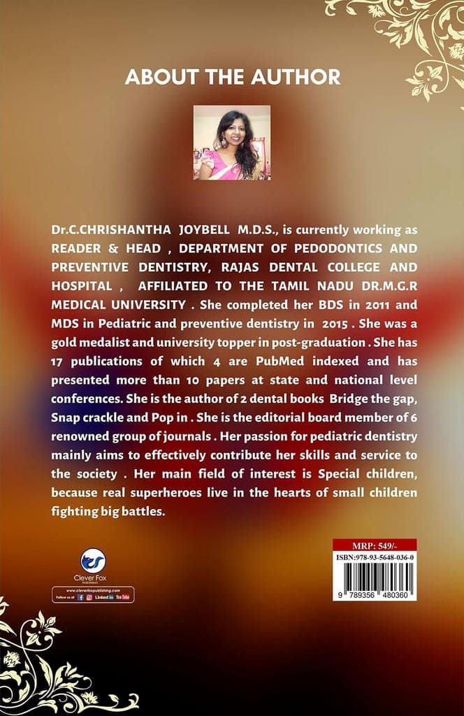 LITTLE SUPERHEROES FIGHTING BIG BATTLES- HANDBOOK OF CRANIOFACIAL ANOMALIES [Paperback] DR.C.CHRISHANTHA JOYBELL view 2