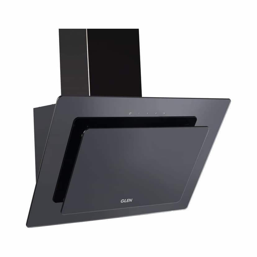 Electric Chimney Vertical Glass Touch Sensor, Baffle filters 60cm 1250 m3/h- Black (6079 TS)