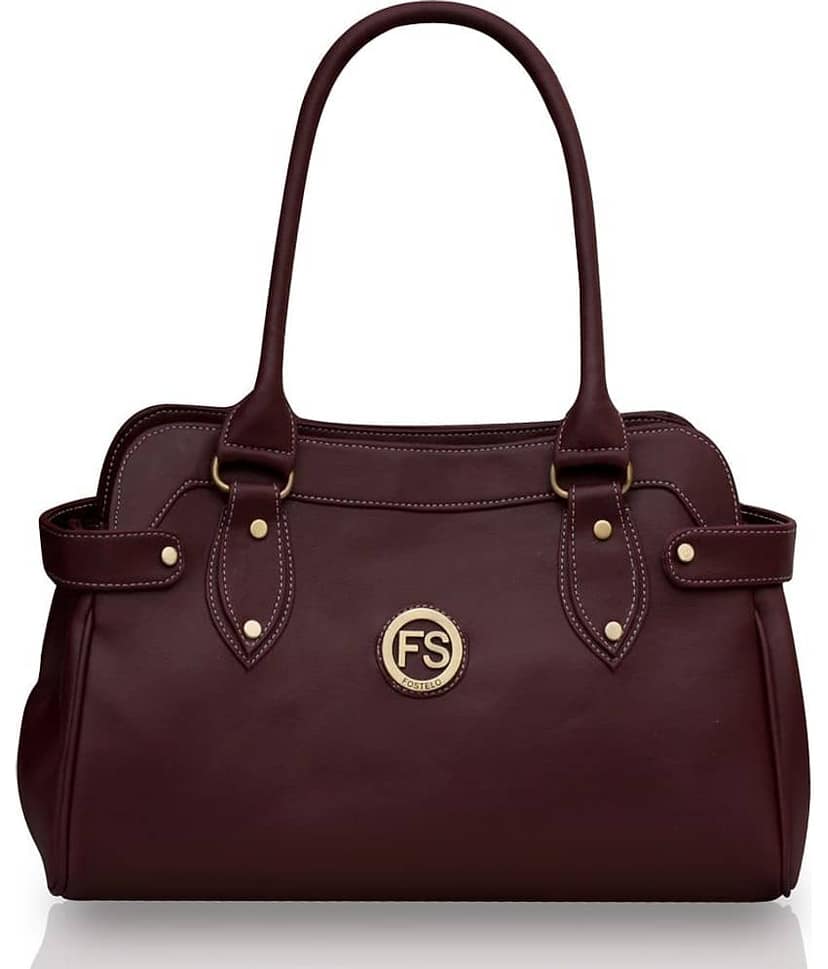 Fostelo - Blue Faux Leather Shoulder Bag view 2
