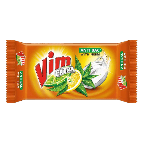 Vim Dishwash Bar Anti Bacteria Poly 400g