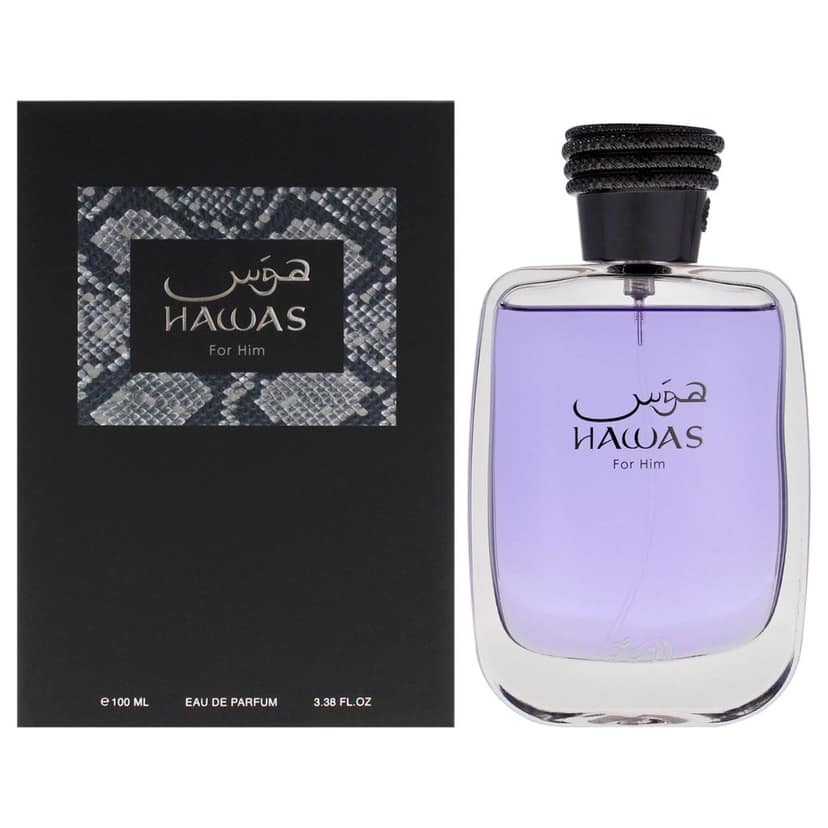 Rasasi Hawas for Him 100ml EDP Perfume Spray with Free UCB Hot 100ml Perfume Spray for Men view 2