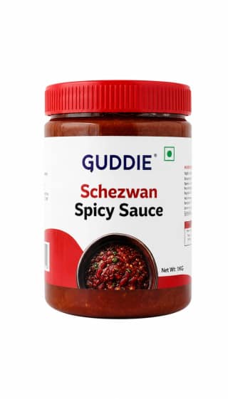 Guddie Schezwan Spicy Sauce Hot And Spicy Chinese Sauce 1 Kg